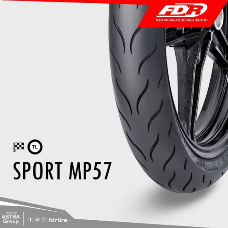 BAN FDR MP 57 90/80 RING 17 RACE COMPOUND