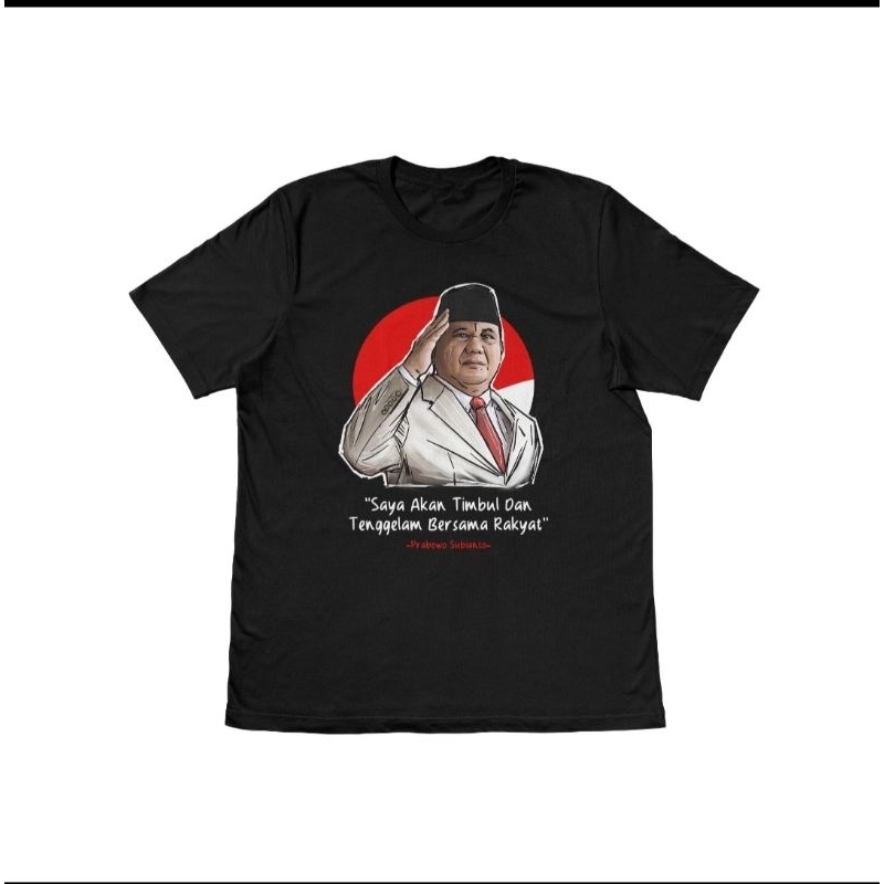 Kaos Baju Prabowo Subianto