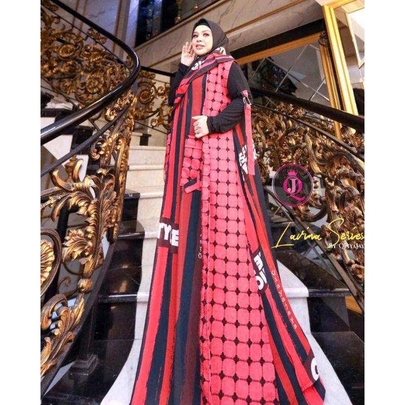 Lavina set gamis by qisya jaya