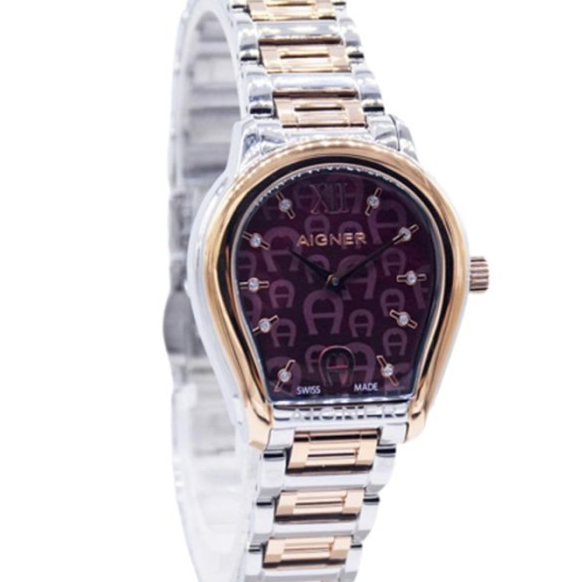 New Original 100% Jam Tangan Wanita AIGNER A111221 Analog Original -Resmi Stainless