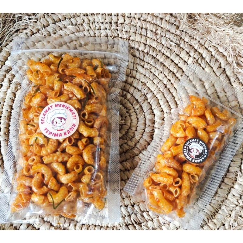 

Makaroni 115gram|Makaroni Kriuk|Makaroni enak|Camilan Sehat|snack sehat|snack keluarga|GROSIR MAKRONI