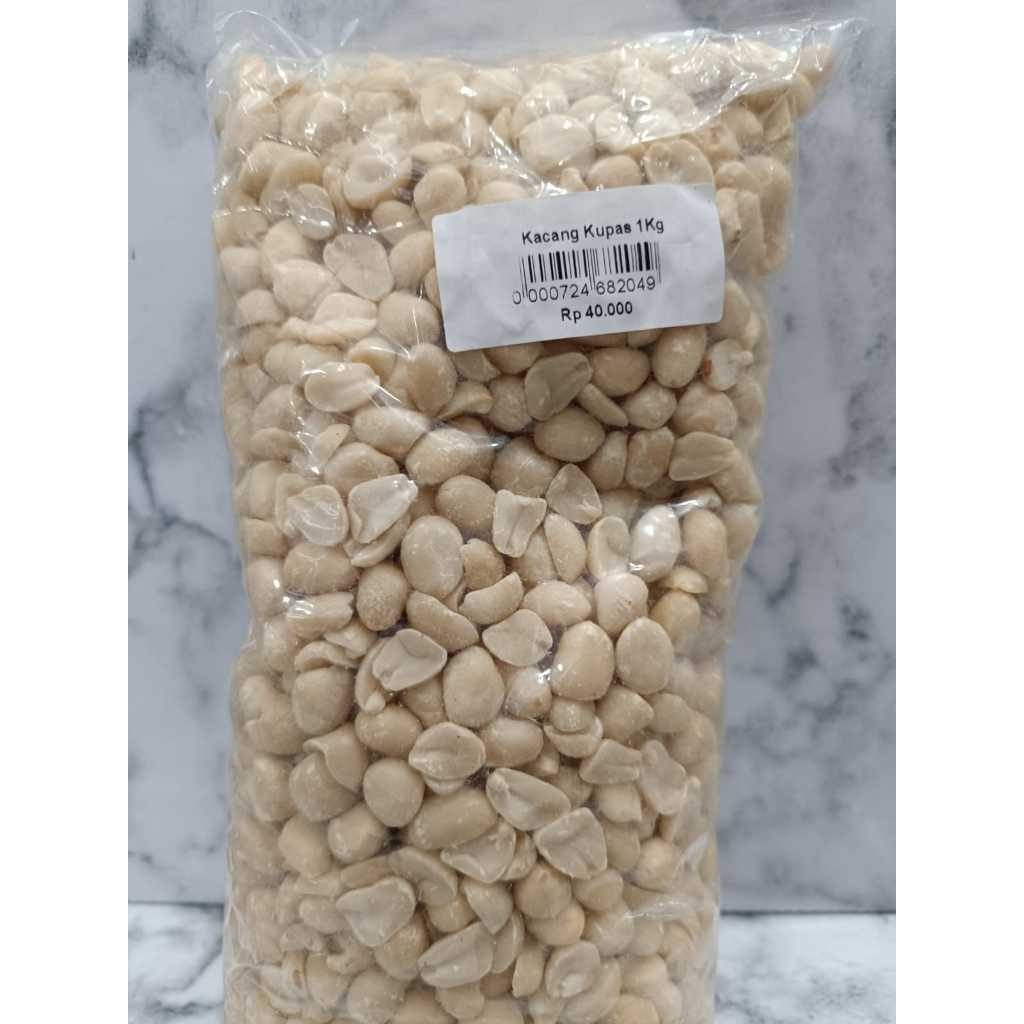 

Kacang utuh kupas 500gram