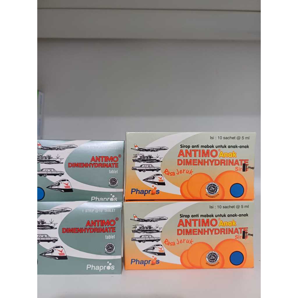 Antimo sirup anti mabok untuk anak/ Antimo tablet