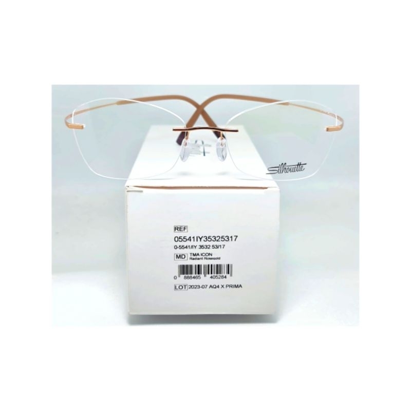 FRAME KACAMATA Silhouette 5541 IY 3532 53-17-150 original ROSEGOLD