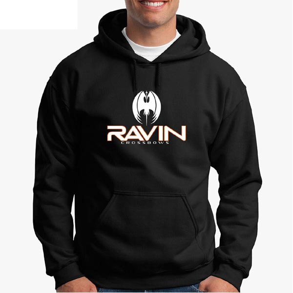 Jaket Hoodie Ravin Crossbow Hunting Compound Bow Logo Hoodie Jumper Bahan Cotton Fleece