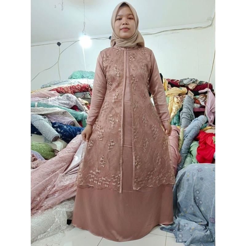 TERLARIS GAMIS PESTA BRUKAT/GAMIS PESTA JUMBO/TERBARU GAMIS PESTA BRUKAT/TERMURAH GAMIS PESTA JUMBO/