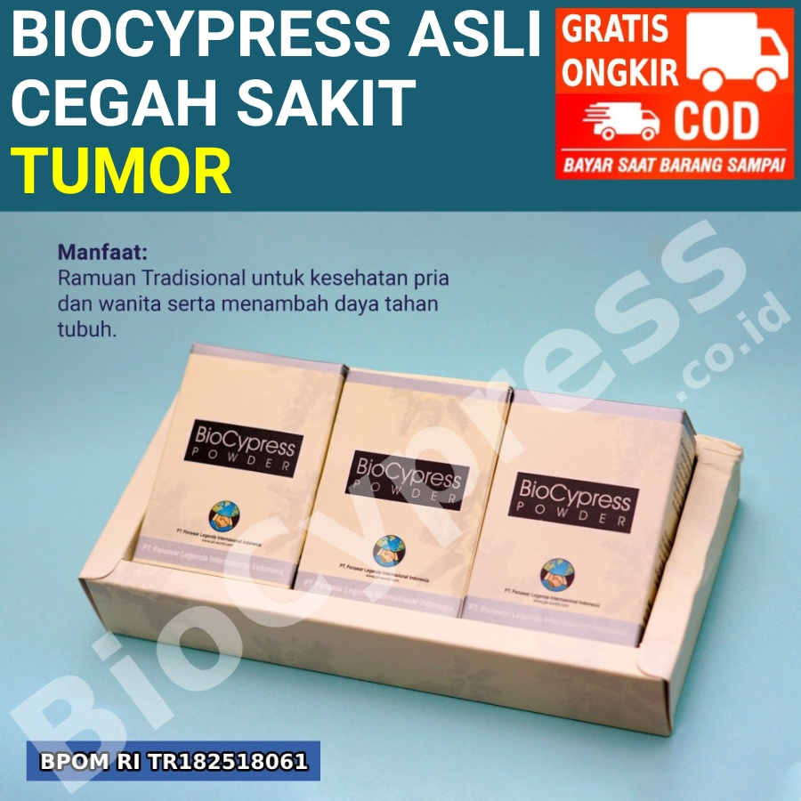 BioCypress Original Obat Herbal Sakit Tumor isi 18 Saset  Powder Bio Cypress