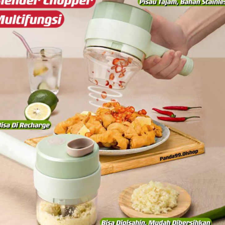 MMVV5454 Terlaku.../ Food Chopper Blender Electrik Model Genggam / Blender Portable Penggiling Bumbu