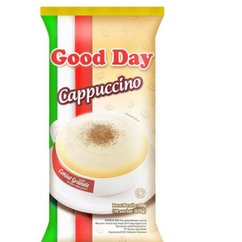 

PFNY8782 PALING AMPUH>>> GOOD DAY CAPUCCINO KOPI INSTANT RENCENG 10 SACHET
