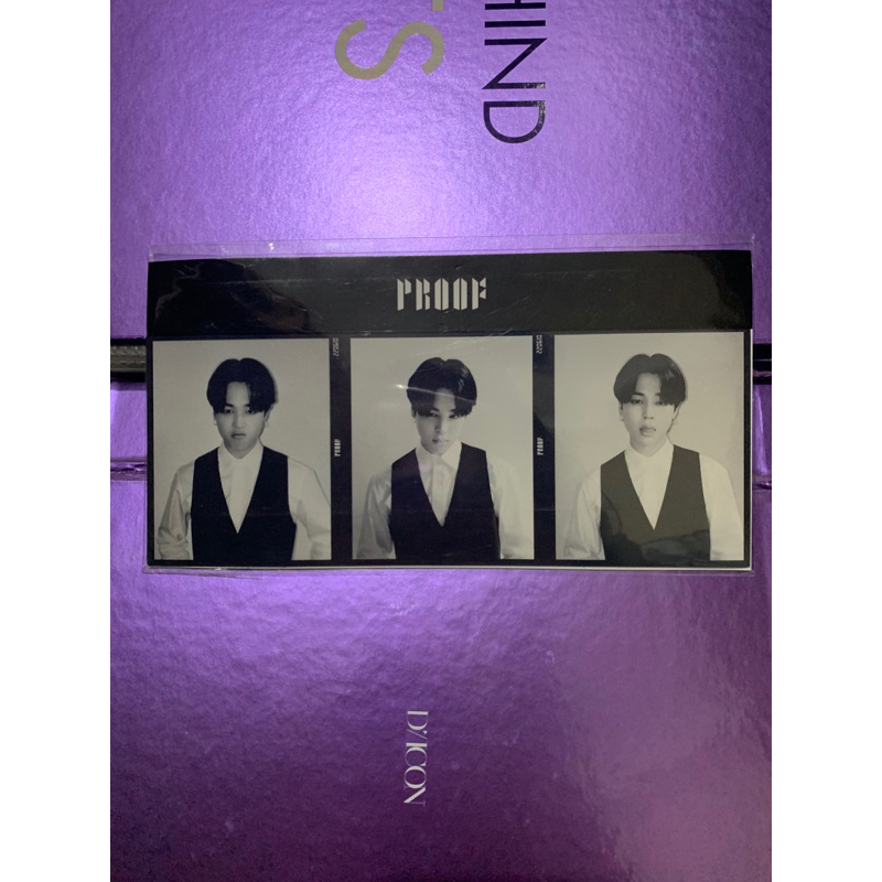 POB Weverse Proof Triptych Jimin