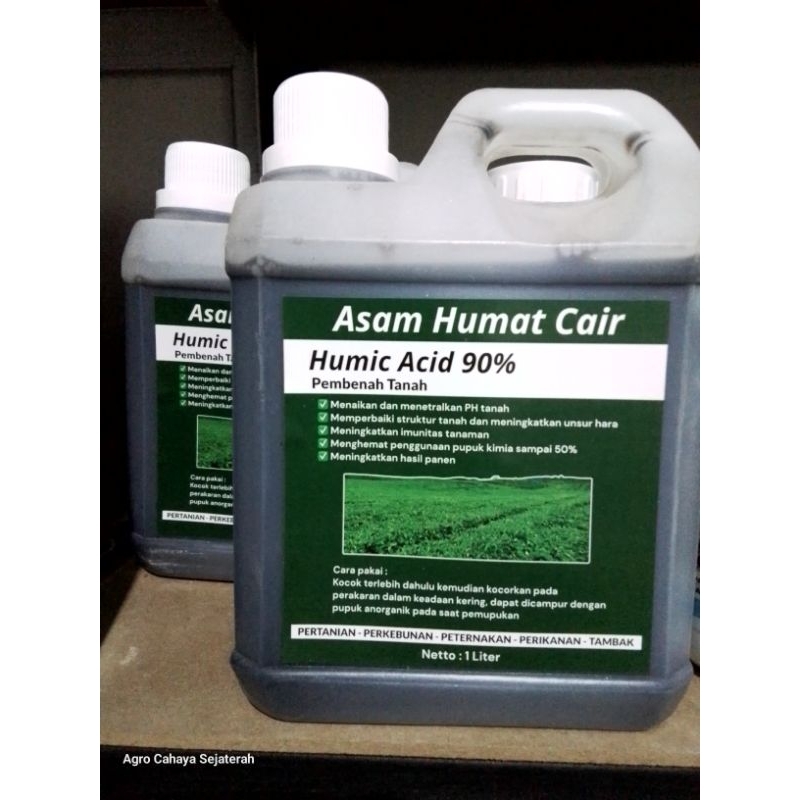 Asam Humat Cair | Humic Acid 90℅ | PUPUK PEMBENAH TANAH CAIR ORGANIK
