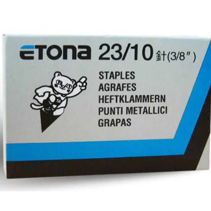 

➫➻❀✺ isi staples etona 23/10 (3/8 ( min order 5 kotak kecil)