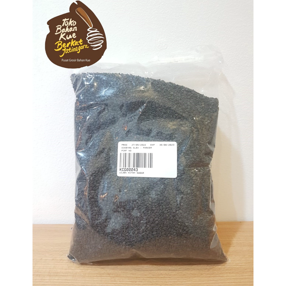 

⚡Cuci gudang⭐ BIJI WIJEN HITAM MENTAH / RAW BLACK SESAME REPACK 500 GRAM