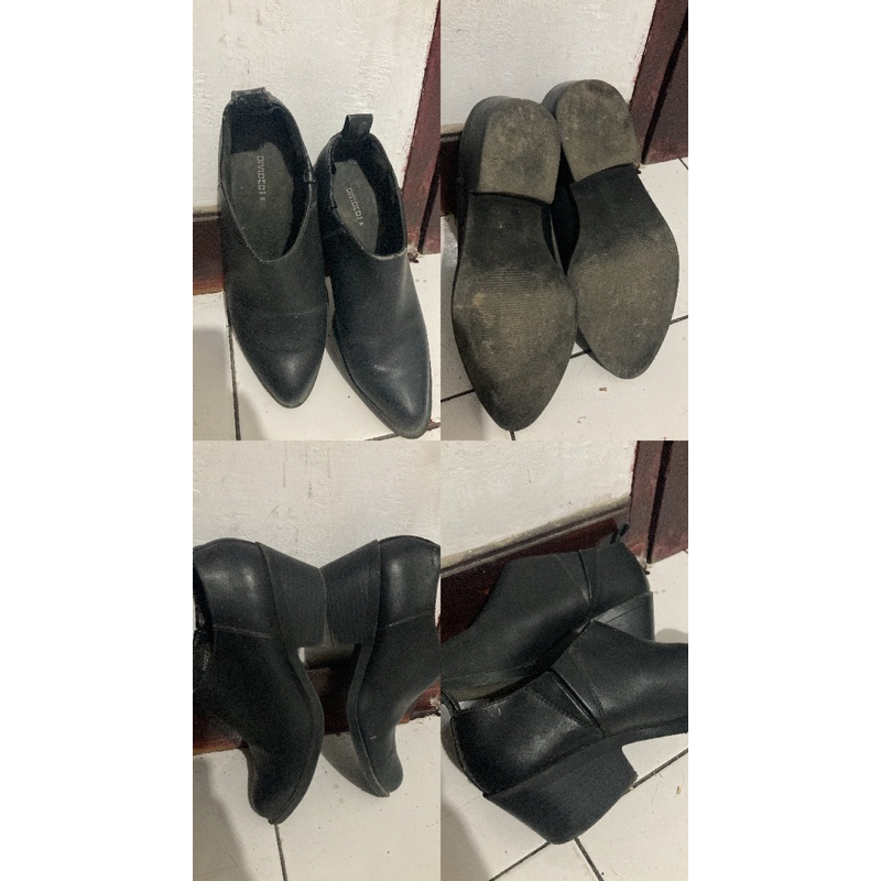 hm hnm h&m divided ankle boots wakai slip on original preloved