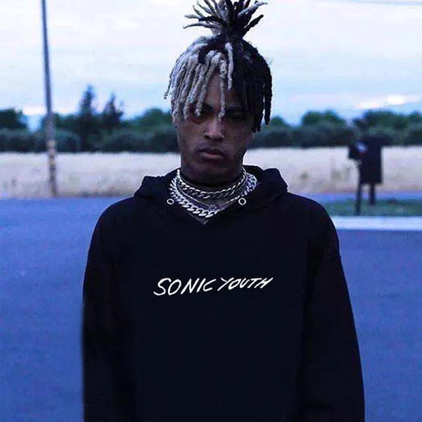 Jaket Hoodie Sonic Youth Hoodie Jumper Bahan Cotton Fleece