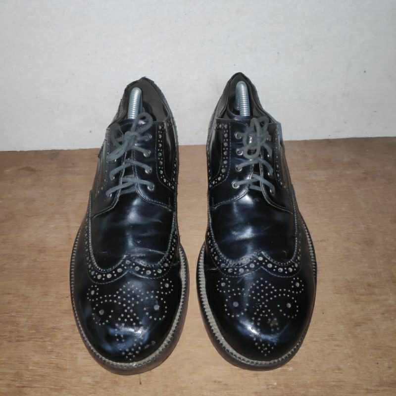 Sepatu VIP wingtip original pria vintage Oxford formal preloved