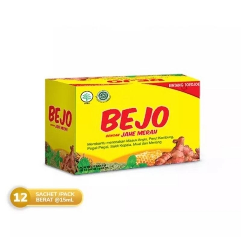 

Bejo Jahe Merah 1 Box isi 12 sachet