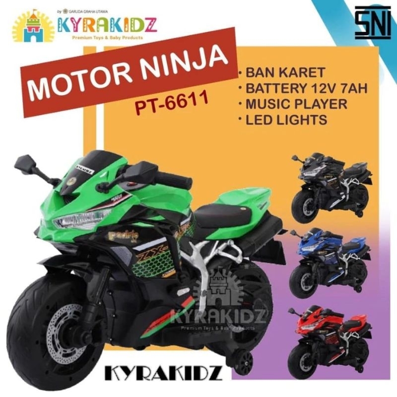 PROMO (FREE.PELAPIS BAN) MOTOR AKI ANAK R3 SPORT  EXOTIC EMT-2213 EMT2213 EMT 2213 / KIRAKIDZ PT6611