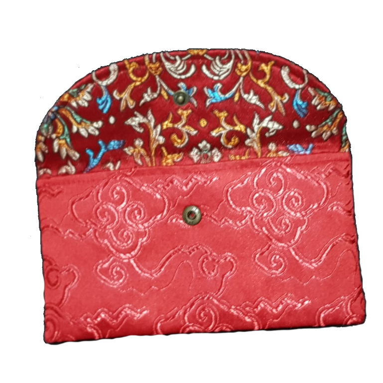 

angpao dompet imlek sangjit pernikahan merried bentuk dompet satin dengan rumbai RJ4