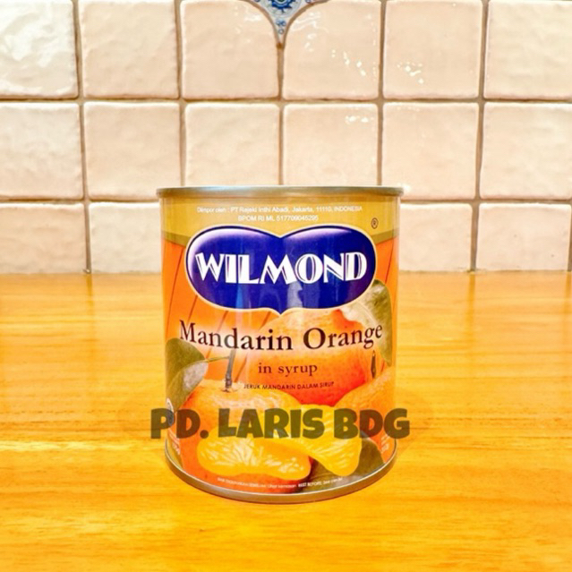 

WILMOND MANDARIN ORANGE 312GR (JERUK MANDARIN DALAM SIRUP / WILMOND JERUK KALENG)