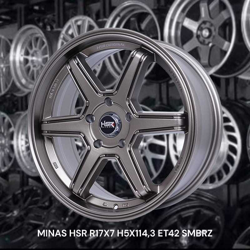 Velg Mobil Racing Ring 17 Buat ERTIGA VENTURER INNOVA HSR Minas R17