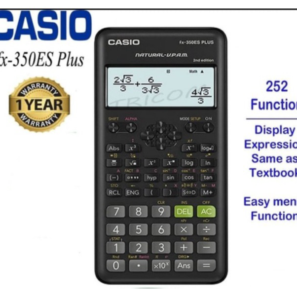 

➞✸✿ Kalkulator / Calculator Casio Scientific ilmiah FX-350ES PLUS