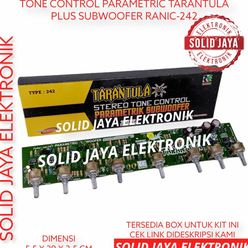 ⚡Cuci gudang⭐ KIT TONE CONTROL PARAMETRIC SUBWOOFER TARANTULA PARAMETRIK KONTROL PLUS SUB WOOFER RAN