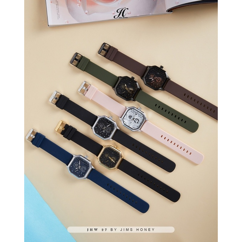 JIMS HONEY JAM TANGAN ANALOG UNISEX PRIA / WANITA JHW 27