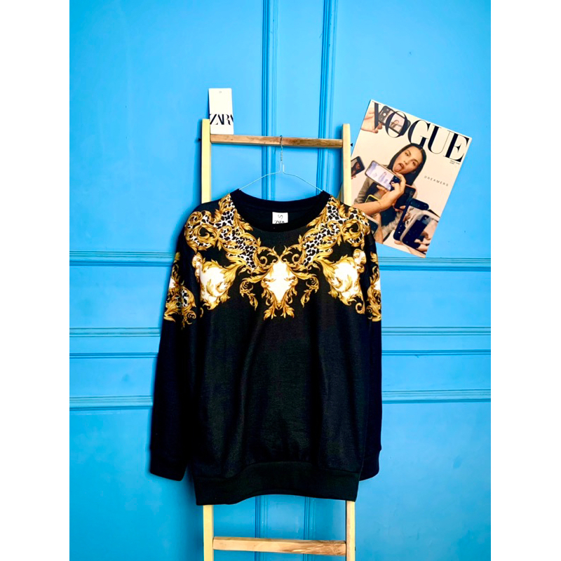 [RARE] ZARA MAN Versace Printed Crewneck