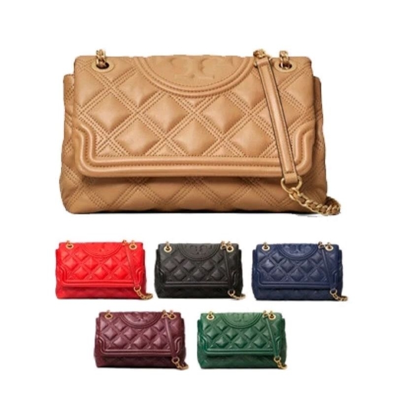 Tory Burch Fleming Soft Leather Convertible Bag in White