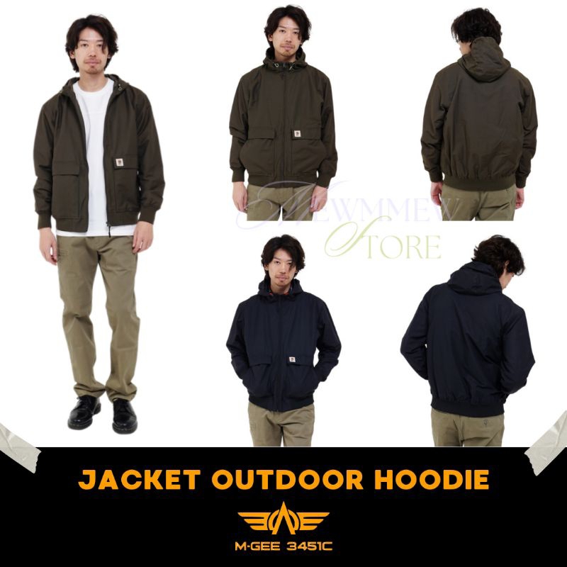 MGEE Jaket Hoodie Pria Outdoor Original 100% Branded - PROTEAN SERIES