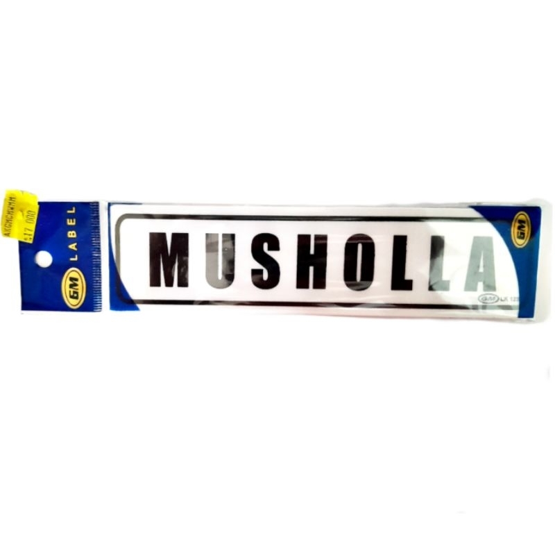 

Jual Label Musholla merk GM