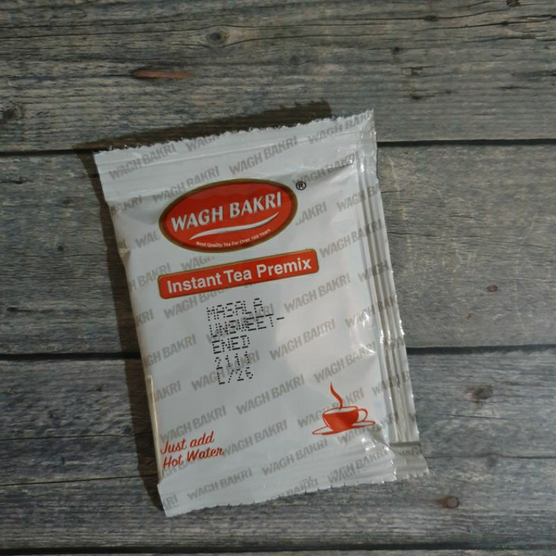 

Wagh Bakri 2 in 1 Unsweetened Masala Milk Tea Teh Susu India