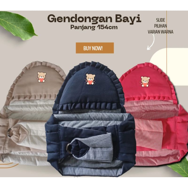 Gendongan bayi, Gendongan Anak bayi, Gendongan Anak Motif KOTAK KOTAK