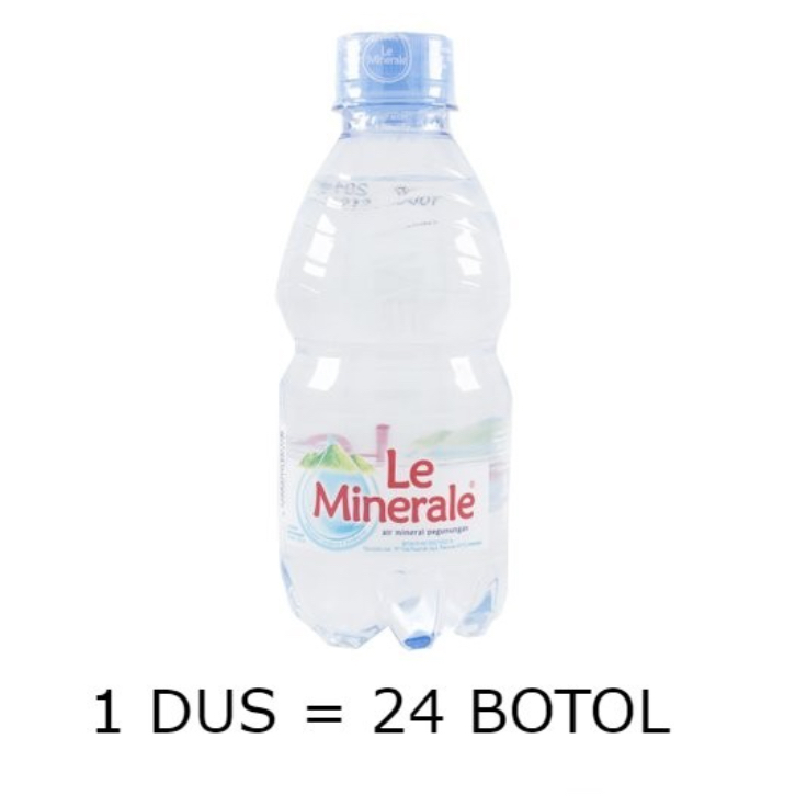

LE MINERALE BOTOL 330ML DUS