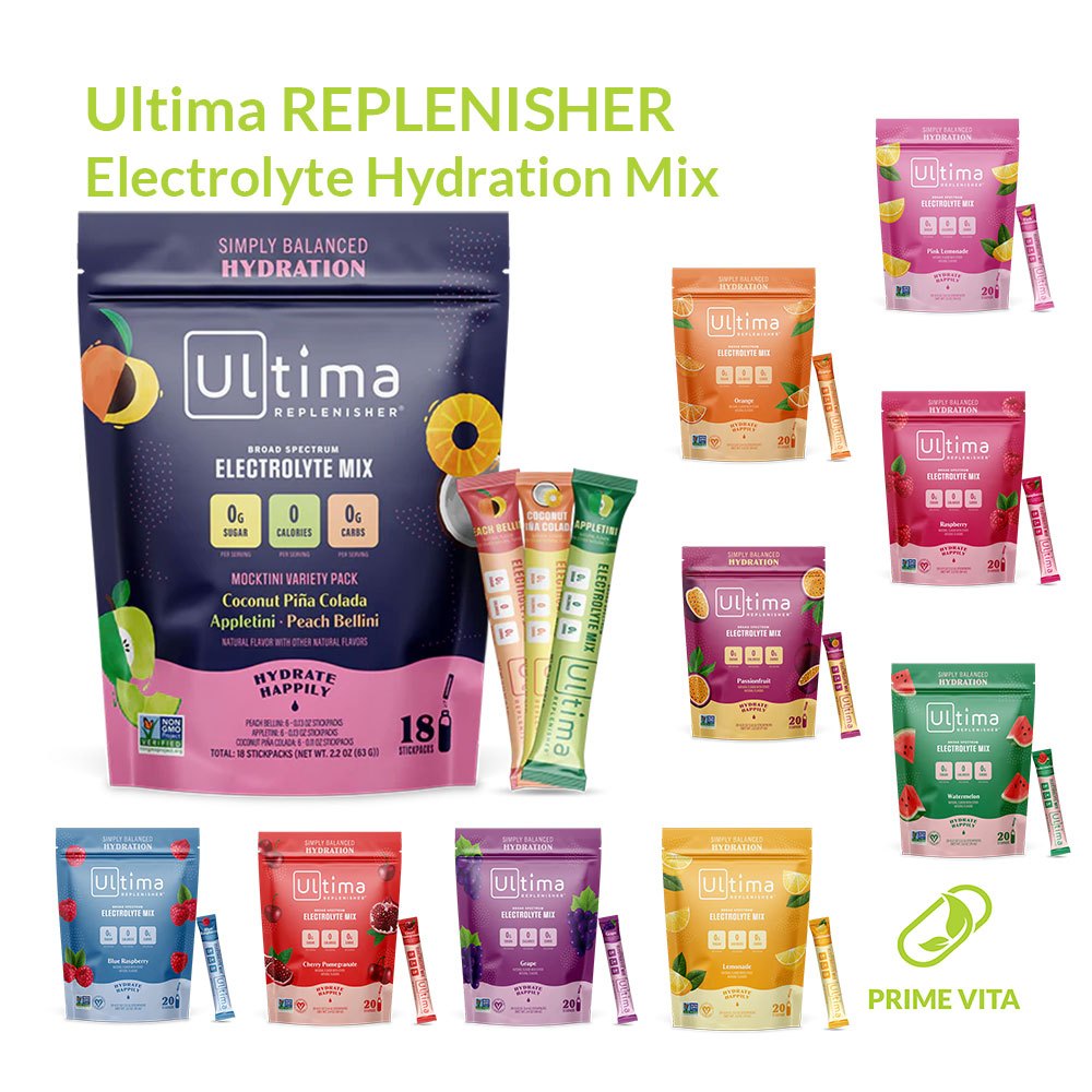 

Ultima REPLENISHER Minuman Bubuk Hidrasi Elektrolit