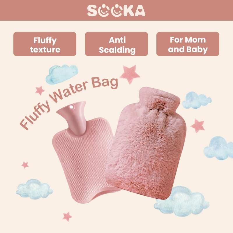 SOOKA Kantong Kompres Air Panas Berkapasitas Besar 1000ml HL-AGA923