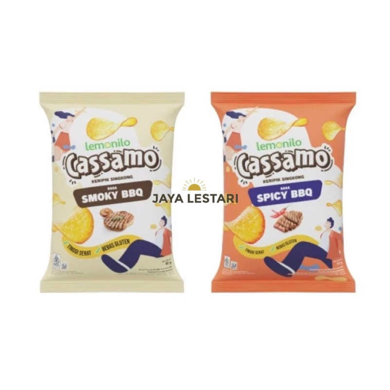 

Lemonilo Cassamo Keripik Singkong (50g) (2 Varian Rasa)