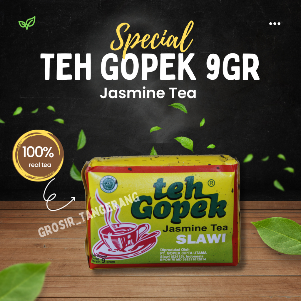 

Teh GOPEK super 9gr GSL harum dan sepet khas slawi