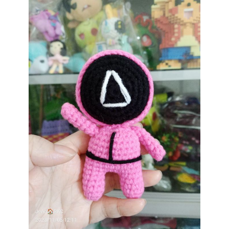 Boneka rajut Squid Game lucu dan imut
