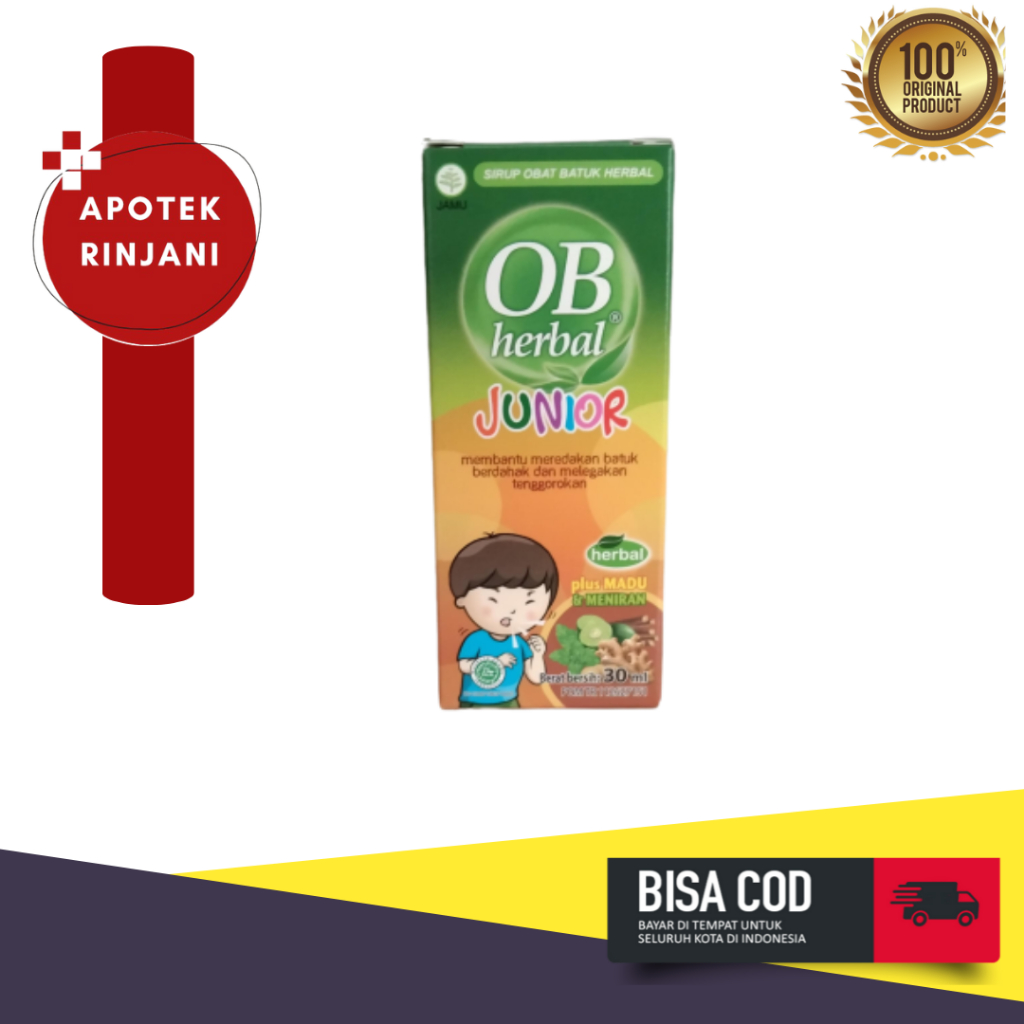 OB HERBAL JUNIOR OBAT BATUK ANAK 30 ML