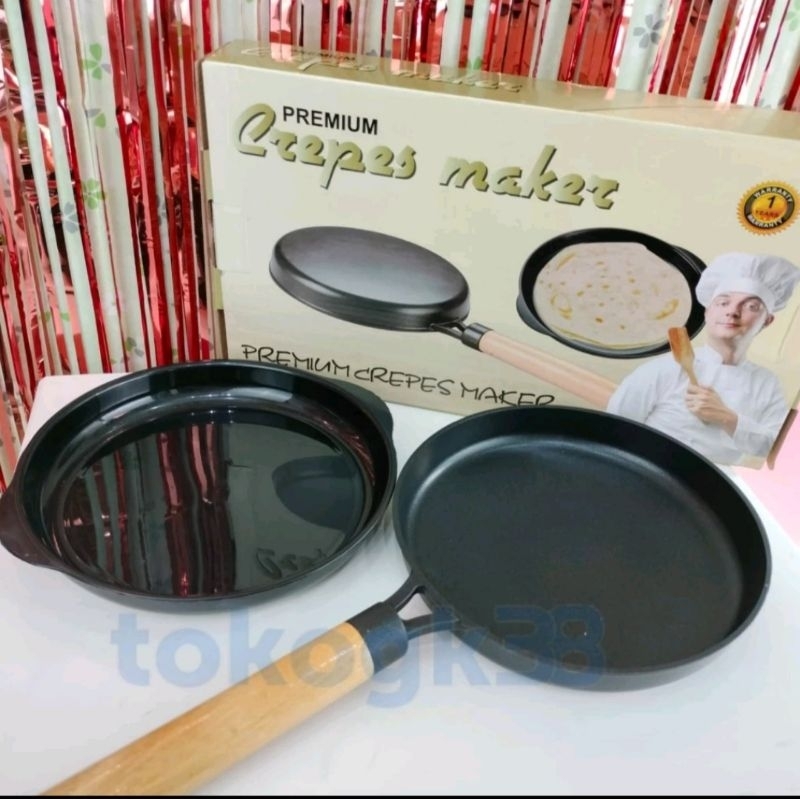 Wajan Cetakan Crepes, Dadar Gulung, Kulit Lumpia