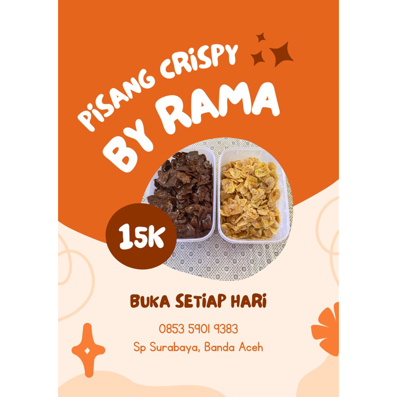 

by Rama Keripik Pisang Cokelat Lumer (100g-150g)