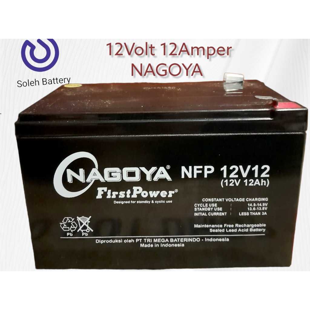 Aki Murah untuk tangki semprot dan semua jenis sepeda listrik 12V12ah Nagoya