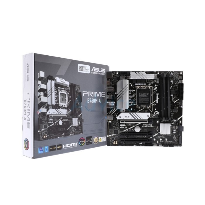 MOTHERBOARD ASUS PRIME B760M-A – MOBO B760M-A LGA1700 DDR5