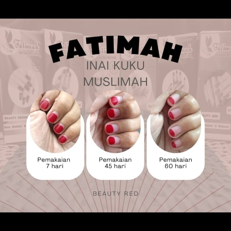 Inai Kuku Muslimah/Pacar Kuku/ inaikuku fatimah