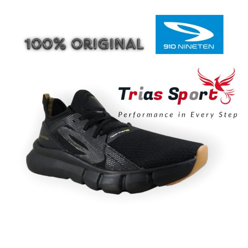 Sepatu Training running 910 Nineten Original Ryoji/Sepatu hitam nineten/sepatu 910 original/sepatu l
