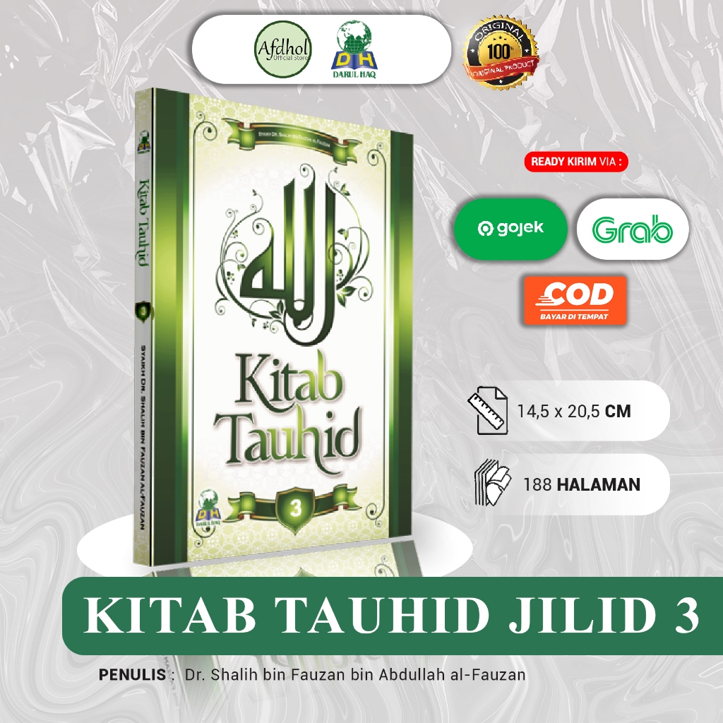 Kitab Tauhid Jilid 3 - Dr Shalih bin Fauzan bin Abdullah al-Fauzan - Darul Haq - Original - Soft Cov
