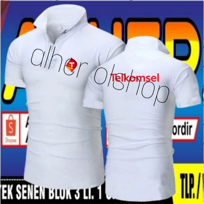 Kaos Telkomsel kaos Telkomsel Kaos kerah Telkomsel Kaos polo Telkomsel poloshirt Telkomsel baju Telk