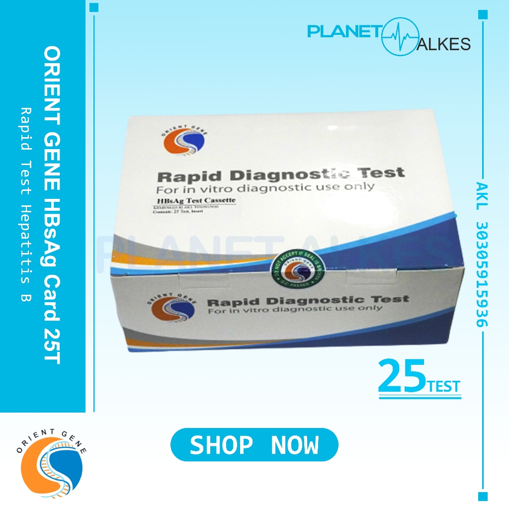 Hbsag Strip ORIENT GENE Rapid Hbsag Test Strip Hepatitis B isi 50 / Hbsag Cassette 25 test ORIENT